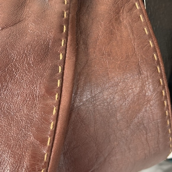 NWT Vintage International Concepts Brown Leather Mid Rise Bootcut Pant -Size 4 - Picture 5 of 12